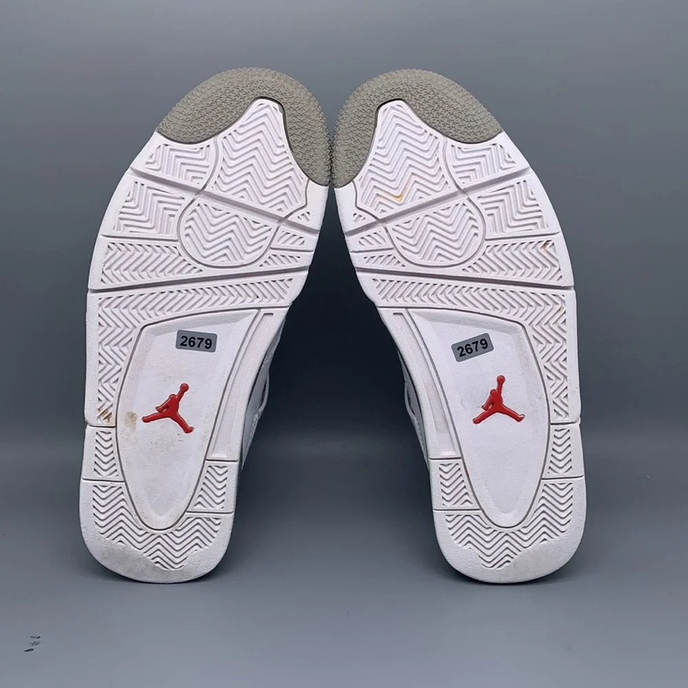 Jordan 4 Retro 2021‎ White Oreo Basketball Shoes DJ4699-100 Men’s Sz 8